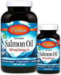 Carlson Labs - Norwegian Salmon Oil - 180 + 50 Sgels