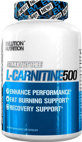 EVLution Nutrition - L-Karnitiini 500 - 120 kapselia