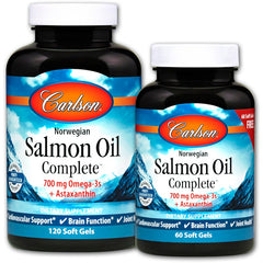 Norwegian Salmon Oil Complete 180 kapslar framsida