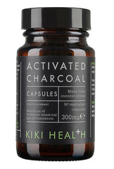 Kiki Health Activated Charcoal baksida näringsfakta