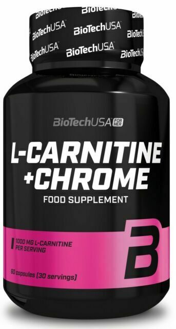 L-Carnitine + Chrome – Energi & Metabolism framsida