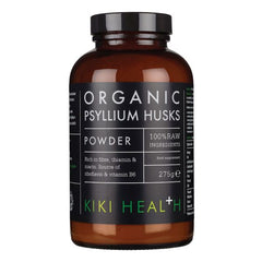 KIKI Health Psyllium Husks ingredienser etikett