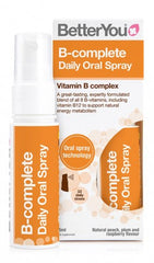 B-Complete Daily Oral Spray – Persika, Plommon & Hallon baksida