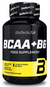 BioTechUSA BCAA + B6 100 Tabs framsida