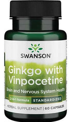 Ginkgo with Vinpocetine – Kognitiv Support framsida