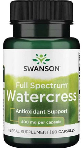 Swanson Full Spectrum Vattenkål baksida näringsfakta