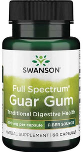 Swanson Full Spectrum Guar Gum 60 kapslar framsida