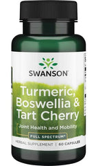 Swanson - Turmeric, Boswellia & Tart Cherry - 60 kapsler