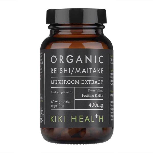 Kiki Health Reishi & Maitake Mushroom Extract framsida