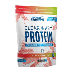 Clear Whey Protein baksida med näringsinformation