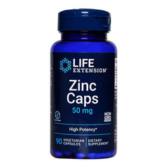 Life Extension Zinc Caps 50mg framsida