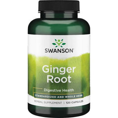 Swanson - Ginger Root - 120 Kapsler