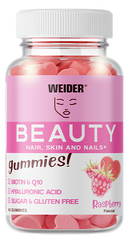 Beauty Hair, Skin And Nails Hallongummisar baksida