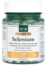Holland & Barrett Selenium 240 Tabs framsida