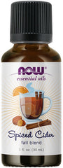 NOW Foods Eteriska Oljor flaskdetaljfrå sidan