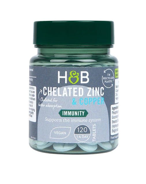 Chelerad Zink + Koppar 15 mg framsida