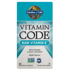 Garden Of Life - Vitamin Code Raw Vitamin E - 30 Caps