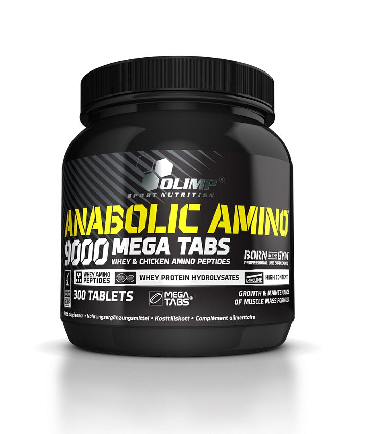 Anabolic Amino 9000 Mega Tabs framsida