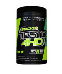 Stacker2 Testo 4HD baksida näringsfakta