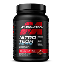 Muscletech Nitro-Tech Whey Protein baksida