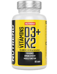 Vitamin D3 + K2 – 90 kapslar baksida näringsfakta