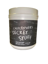 Christopher's Secret Stuff Pre-Workout framsida