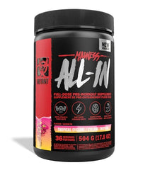 Madness Pre-Workout framsida