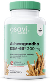 Osavi Advanced Ashwagandha KSM-66 200mg framsida