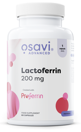 Lactoferrin – 200 mg framsida förpackning