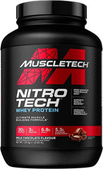 Muscletech Nitro-Tech näringsfakta-etikett