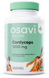 Cordyceps Extract 1200 mg flaska framsida