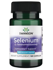 Swanson SelenoExcell Selenium baksida näringsfakta