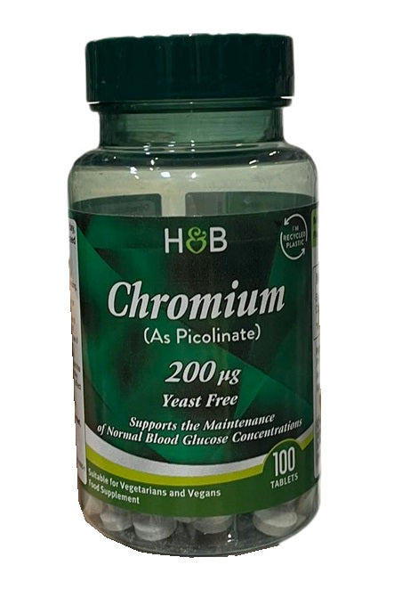 Chromium Picolinate 200mcg framsida