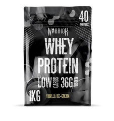 Warrior Whey Protein 1kg baksida näringsfakta