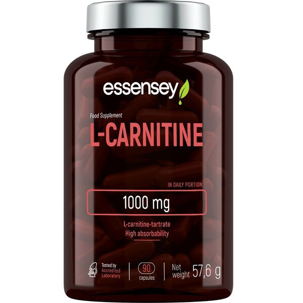 L-Karnitin – 500 mg per kapsel näringsfakta-etikett