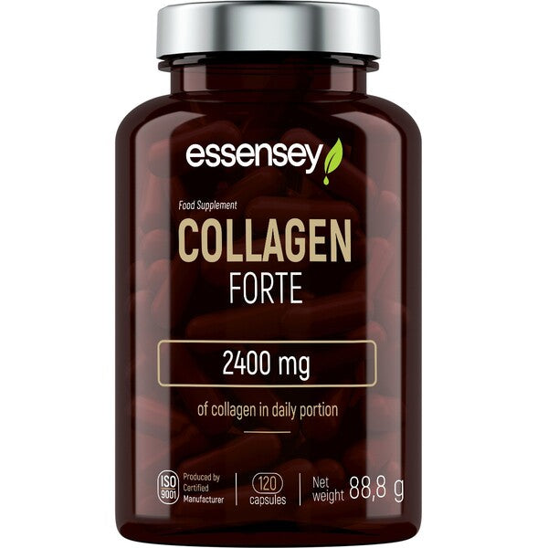 Collagen Forte – Hydrolyserat kollagen baksida