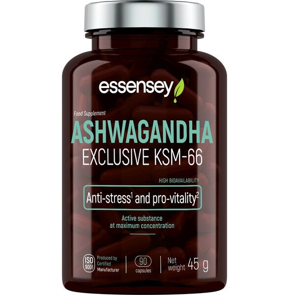 Ashwagandha KSM-66 baksida näringsfakta