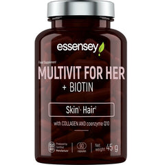 Multivitamin För Henne + Biotin baksida näringsfakta