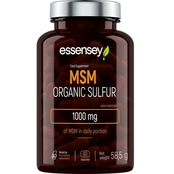 MSM Organic Sulfur baksida näringsfakta