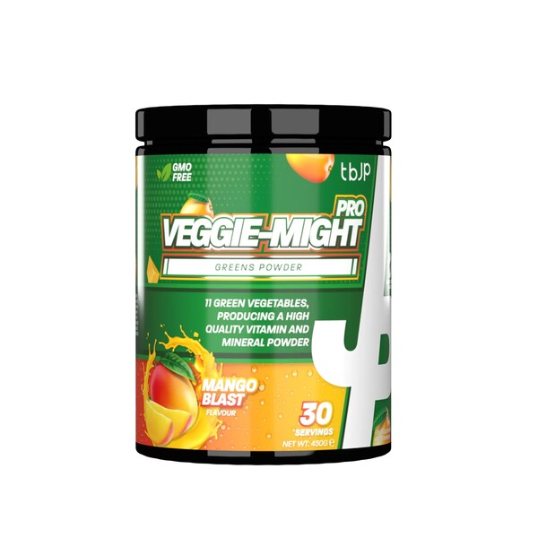 Trained by JP - Veggie-Might Pro - Mango Blast, 450g