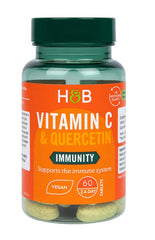 Holland & Barrett - Vitamin C & Quercetin - 60 Tabletter
