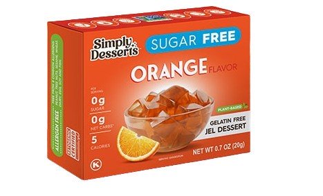Simply Desserts Gel Dessert Apelsin framsida