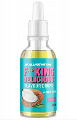 Allnutrition Delicious Flavor Drops flaska öppen