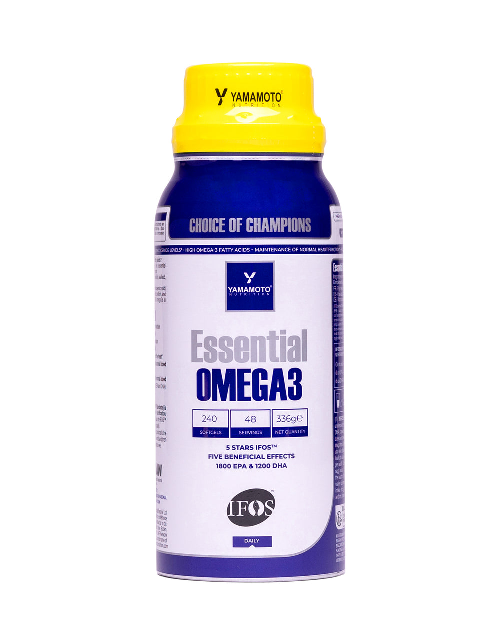 Essential Omega-3 – 240 kapslar baksida näringsfakta