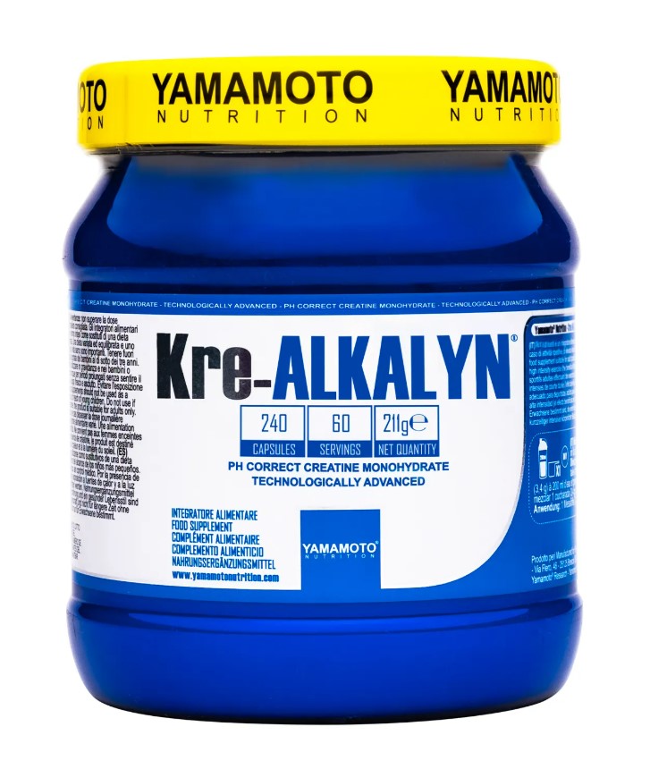 Kre-Alkalyn pH-buffrad kreatin baksida näringsfakta