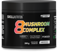 Skill Nutrition 8 Mushroom Complex 200g framsida