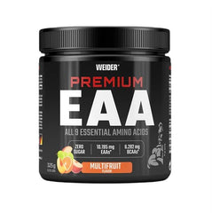 Premium EAA Multifrukt ingredienser etikett