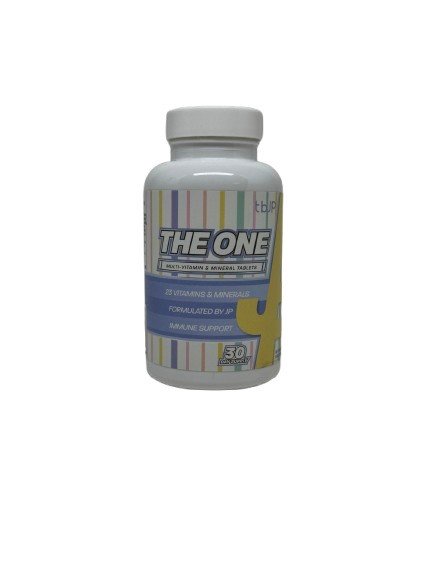 Trained By Jp The One Multivitamin baksida näringsfakta