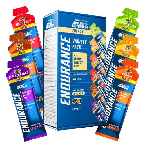 Endurance Isotonic Energy Gel Variationspak framsida