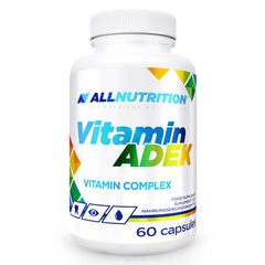 Vitamin ADEK – 60 kapslar baksida näringsfakta